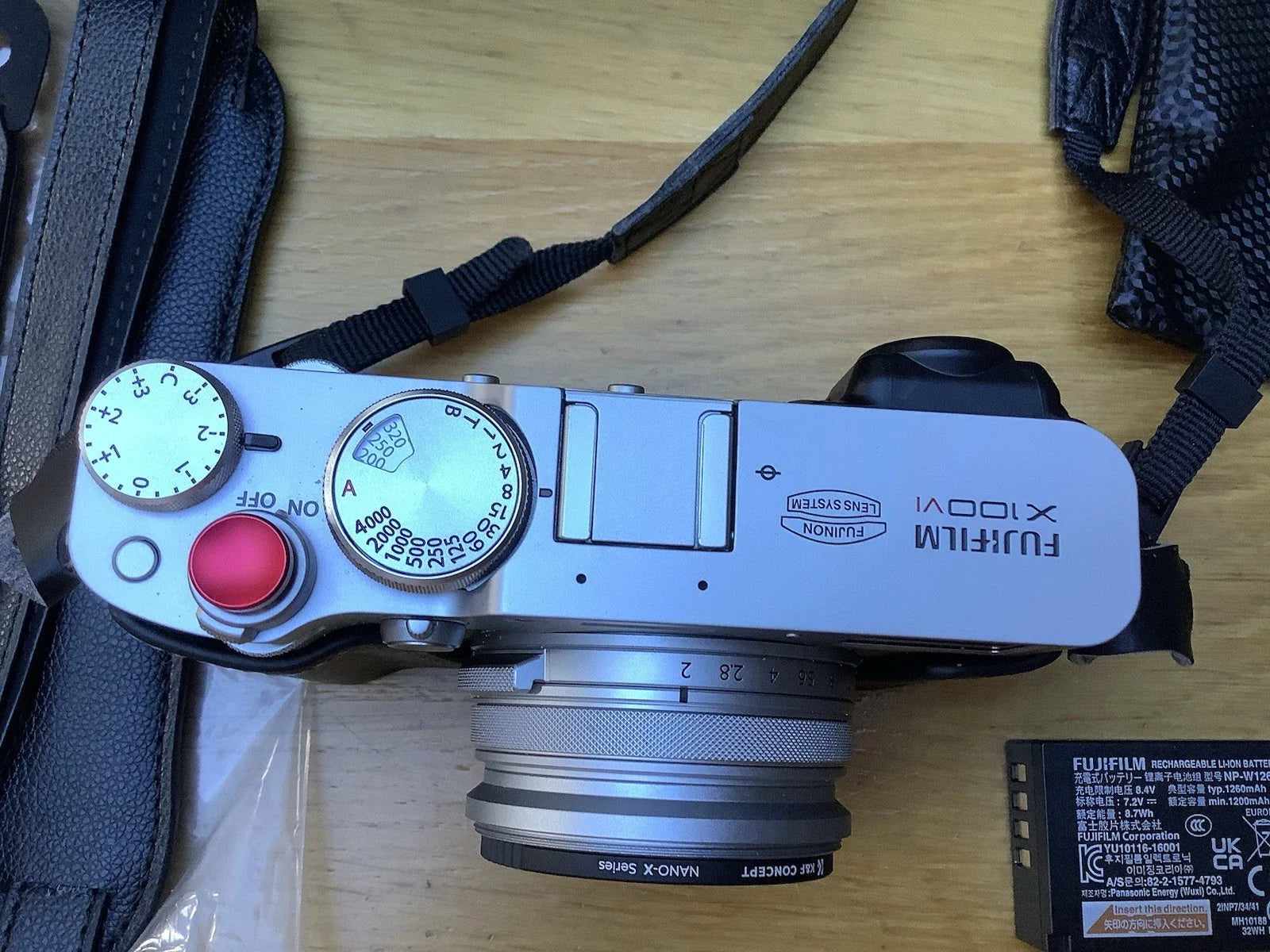 Fujifilm X100VI Silver Digital Camera 120 shutter count